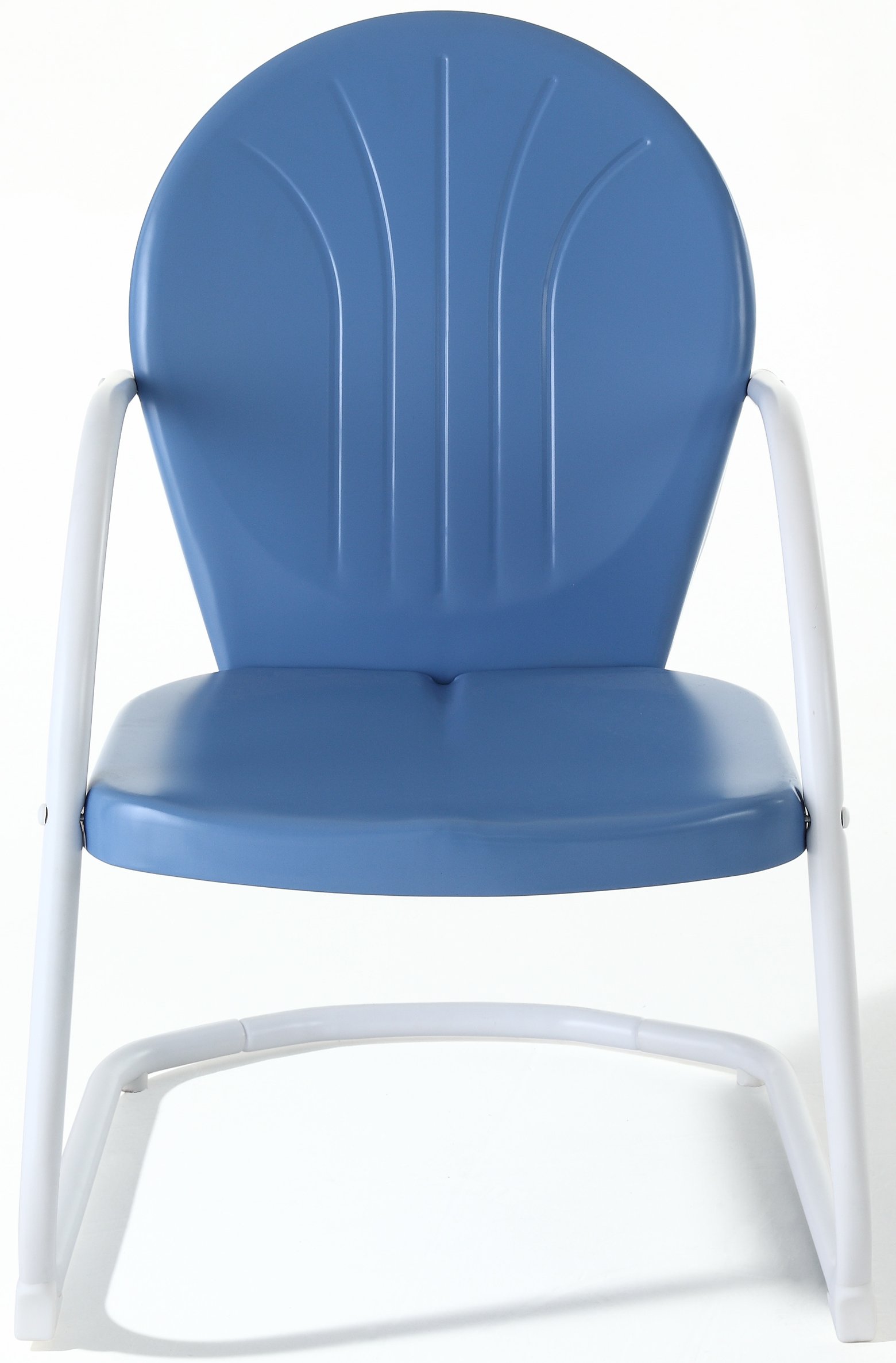 Crosley Furniture Griffith Metal Outdoor Chair Sky Blue 886305085795