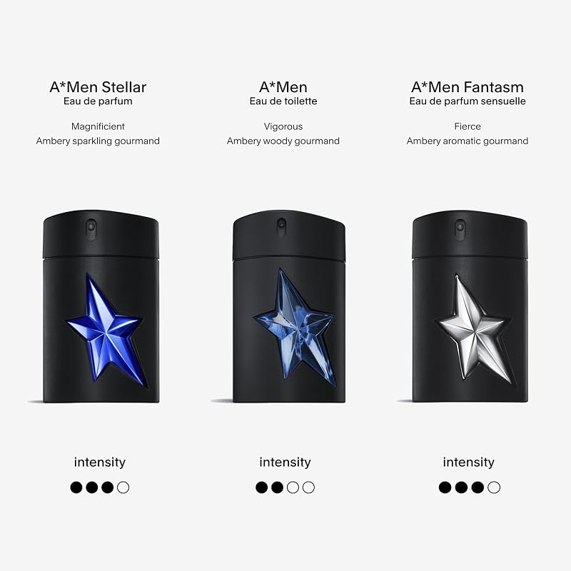 , A*Men Stellar, Eau de Parfum de hombre recargable gourmand, 50 ml