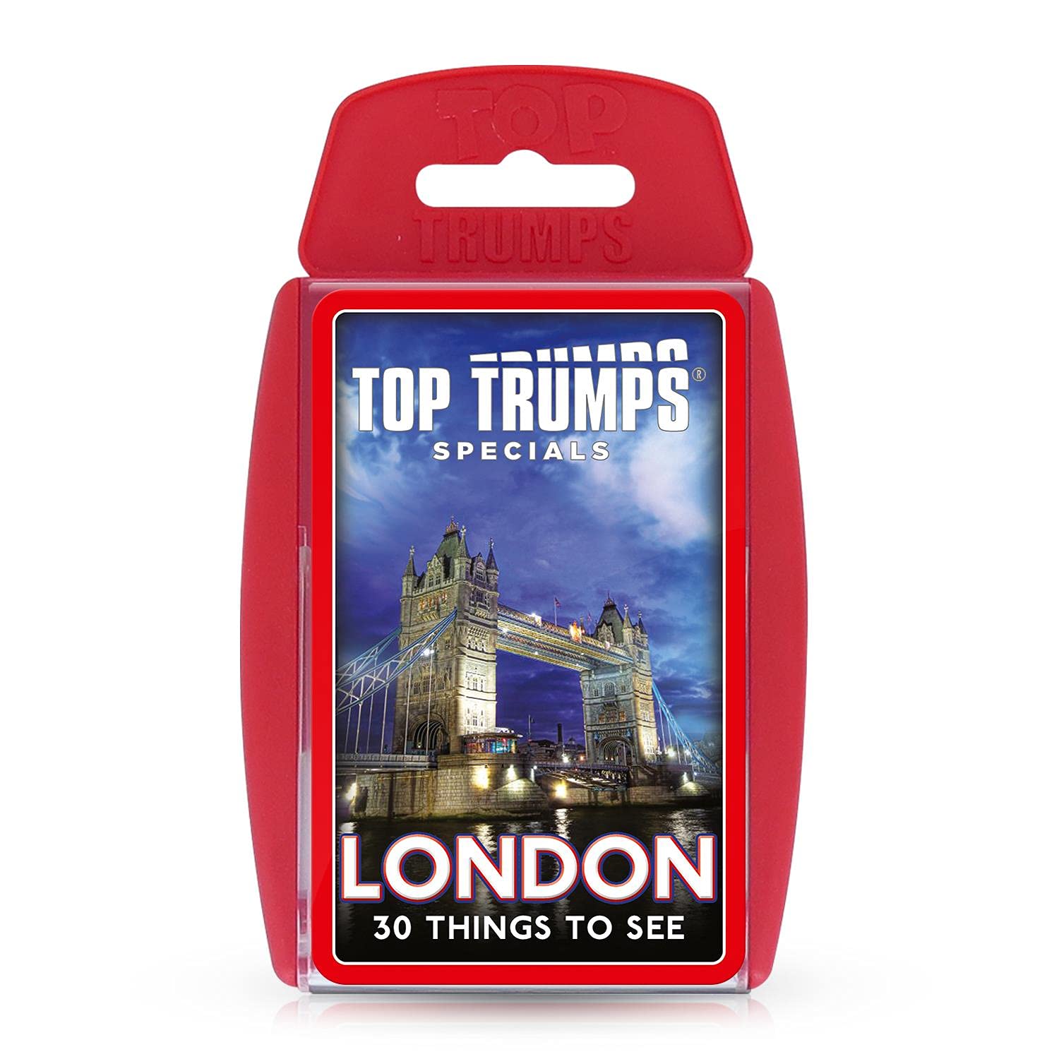 Top Trumps London 30 Things To See Specials Card Game, learn about the British Museum, Natural History Museum, Science Museum and Tower Bridge, educational gift and toy for boys and girls aged 6 plus