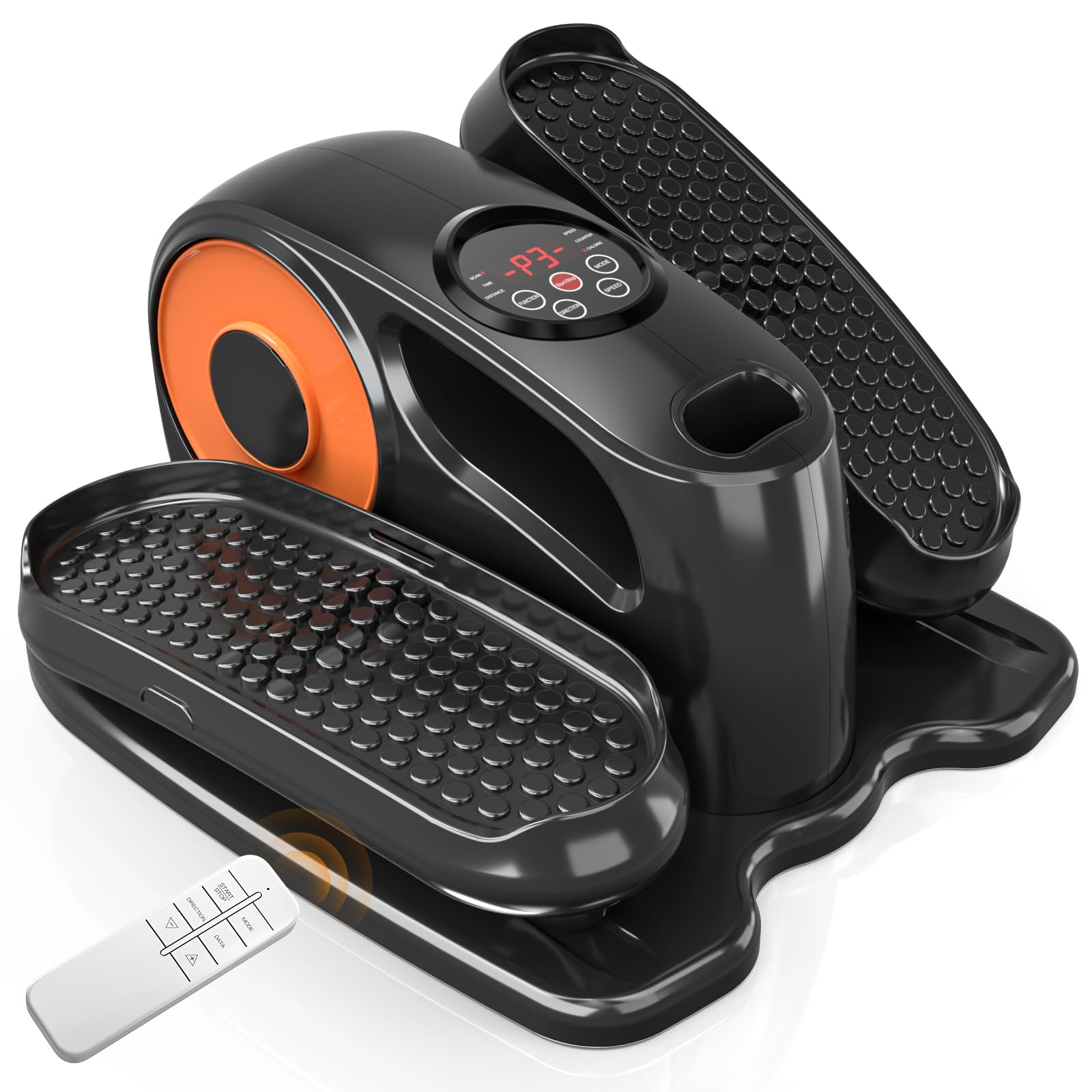 Photo 1 of Under Desk Elliptical Machine, Ellipse Leg Exerciser for Seniors Fully Assembled, Quiet & Portable Electric Seated Pedal Exerciser with Remote Control & 12 Adjustable Speeds