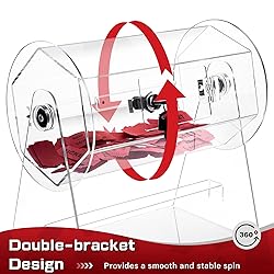 Uzant Acrylic Raffle Drum, Transparent Raffle