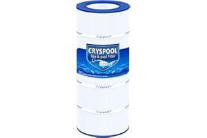 Cryspool® 09028 Filter Compatible with CC100, Clean & Clear CCRP100, R173215, Predator-100, Posi-Clear PXCRP 100, PAP100, C-9410,FC-0686, 100 Sq. Ft Pool Filter Cartridge, 1 Pack