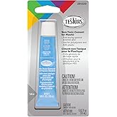 Testors Non-Toxic Plastic Cement | Low Odor Formula, Precision Bonding, Model Assembly, Hobby Crafting, 0.625 Fl Oz