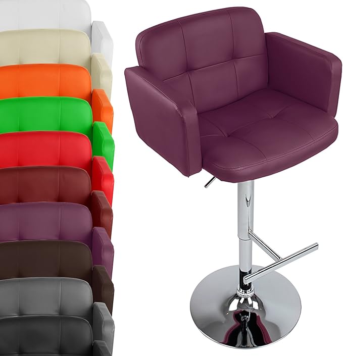 MIADOMODO Barhocker Küchenhocker Barsessel höhenverstellbar drehbar um