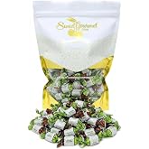 SweetGourmet Premium Chocolate Filled Mints Hard Candy, 4-Pound Bulk Bag | After-Dinner Treat, ~80 Pieces per Pound, Candy Buffet Ready, Assorted Wrappers, Resealable Bag