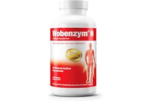 Douglas Laboratories Wobenzym N - Authentic German Supplement - Systemic Enzymes - For Immune System and Joint Health* - With Papain, Rutin & Bromelain - 100 Enteric-Coated Tablets