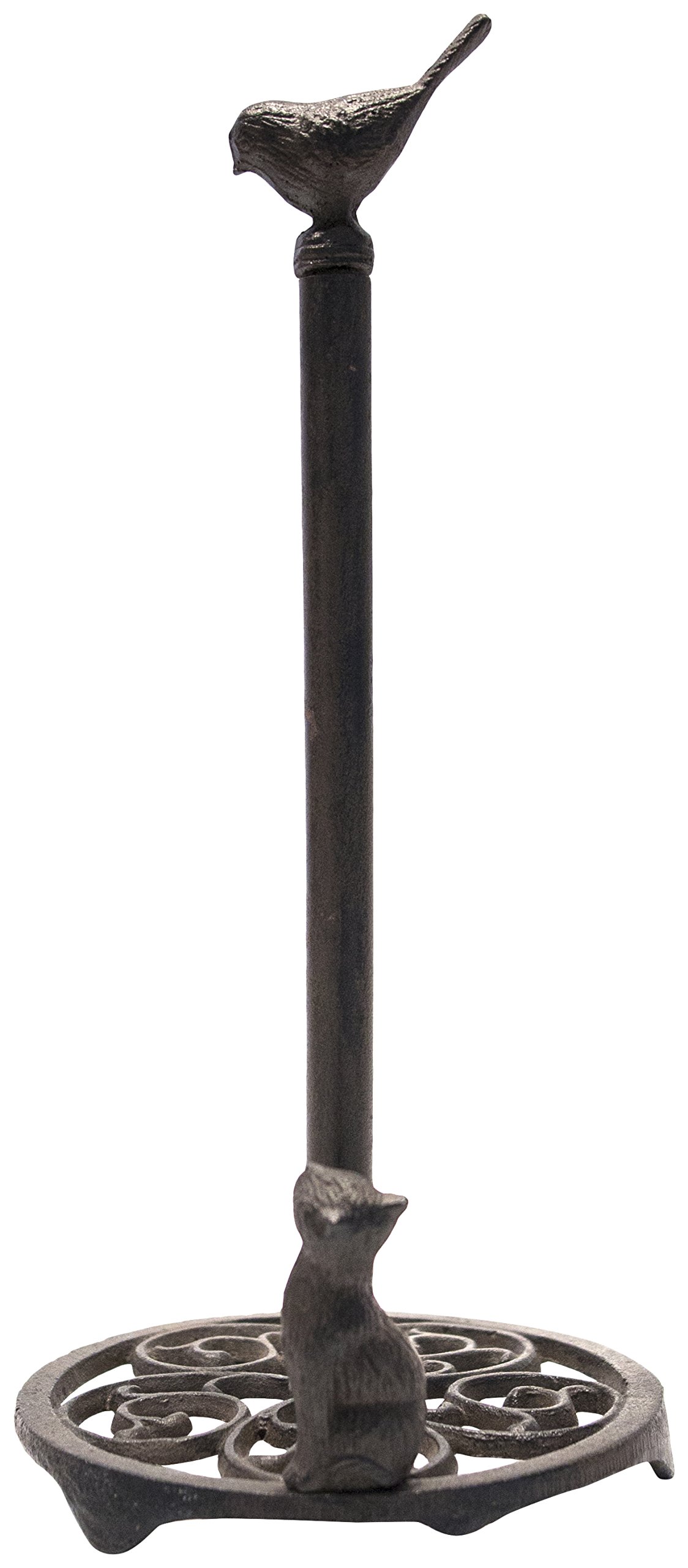 Aljec Kitchen Paper Towel Holder With Bird And Cat Iron Buy