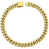 Gold Chain Bracelet Bangle Gift Punk Rock Hip Hop