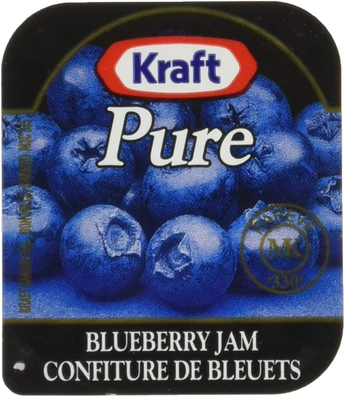 Kraft Pure Blueberry Jam, 10mL Cups, 140 Count Amazon.ca Grocery