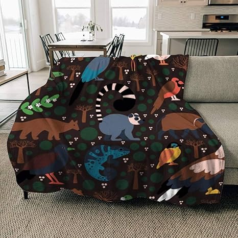 Amazon Com Manta Polar Dnid D D D N D M Rgb Gecko Seamless Stock Manta Acogedora Sofa Cama Suave Y Calida Felpa Manta De Microfibra Ligera 51x59 Pulgadas Kitchen Dining