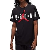 Jordan Air Stretch Tee Men's Short Sleeve T-Shirt (DV1445-010, Black/White/Black) Size XX-Large