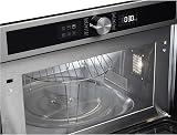 Hotpoint 31L 1000W Built In Microwave & Grill - Stainless Steel view 3
