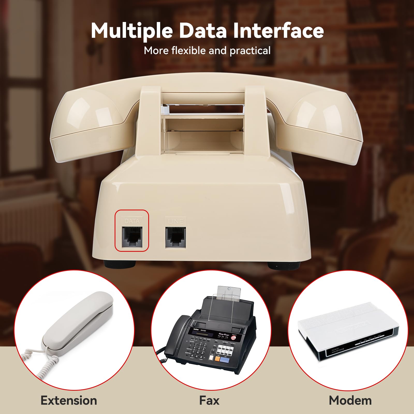 Analog Ringer Phones Mua Sangyn Classic Vintage Cord Phones for Landline Old Telephone with ...