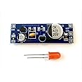 Blue Charm Beacons 1.5V LED Flashing LED Light Circuit Board, Blinking LED, 10 Months Flashing on Single AA Battery (not Included), Fake Alarm Light
