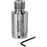 RG Wood Lathe Spindle Extenders - Move Your Chuck or Faceplate an Additional 3&rdquo; Away From Lathe Headstock. (1-1/4" x 8tpi)