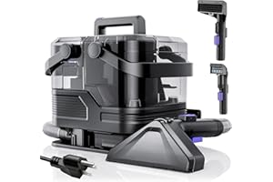 Machine de nettoyage portable pour tapis, 20 kPa, puissante aspiration, machine de nettoyage de tissus d'ameublement avec poi