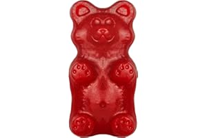 GGB CANDIES Giant Gummy Bear - 2 Pounds (Cherry)