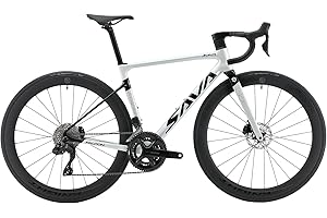 SAVADECK Carbon Road Bike Lightweight 24-Speed Shifting Road Bicycle with Shimano 105 Di2 7170 Groupset, T1000 Carbon Frame with 700C Carbon Wheelset Disc Brake Race Bikes