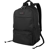 Wolverine Lightweight | Water Resistant | Rugged | Laptop Backpack for Travel or Work, Slimline - Black, 27L