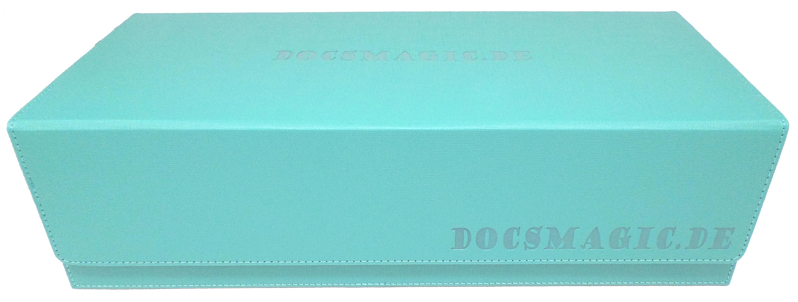 docsmagic.de Premium 2-Row Trading Card Storage Box Light Green + Trays & Divider - MTG PKM YGO