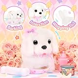 Tagitary Interactive Plush Puppy Toy Walk Bark Tail Wag Leash Gift view 4