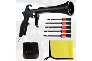 HANDY Tornado Air Cleaning Gun Christmas Gift for Car Detailing Pneumatic Tool with Rubber Guard Brass Adjustable Nozzle for 