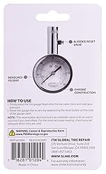 Slime 20049 Tire Pressure Gauge, Large Face Dial