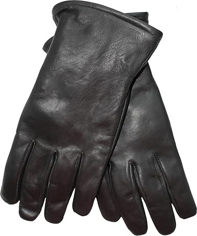 German Wear Damen Lammnappa Lederhandschuhe Handschuhe echtleder Lamm-Nappaleder schwarz