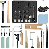 Ring Bending Tool Kit, Heavy-Duty Ring Bender for Jewelry Making, Spoon Ring Maker Machine with Mandrel and Gauge, Complete Metal Bending Set for DIY Crafting