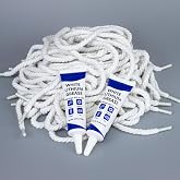 focopot Gear Floss 3D Printer Cleaning Rope 50 Pack,2 Grease | Microfiber,Bike Moto Gear Floss/Thread Floss 3D Printer for Lead Screw,Bike Chain,Cassette,Brake,Pulley,Hard-to-Reach Area