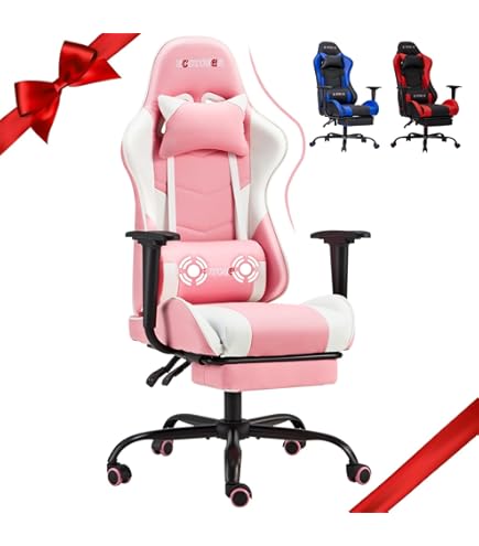 Amazon.com: GTXMAN X188-WHITE Gaming Chair, Reclining, Office