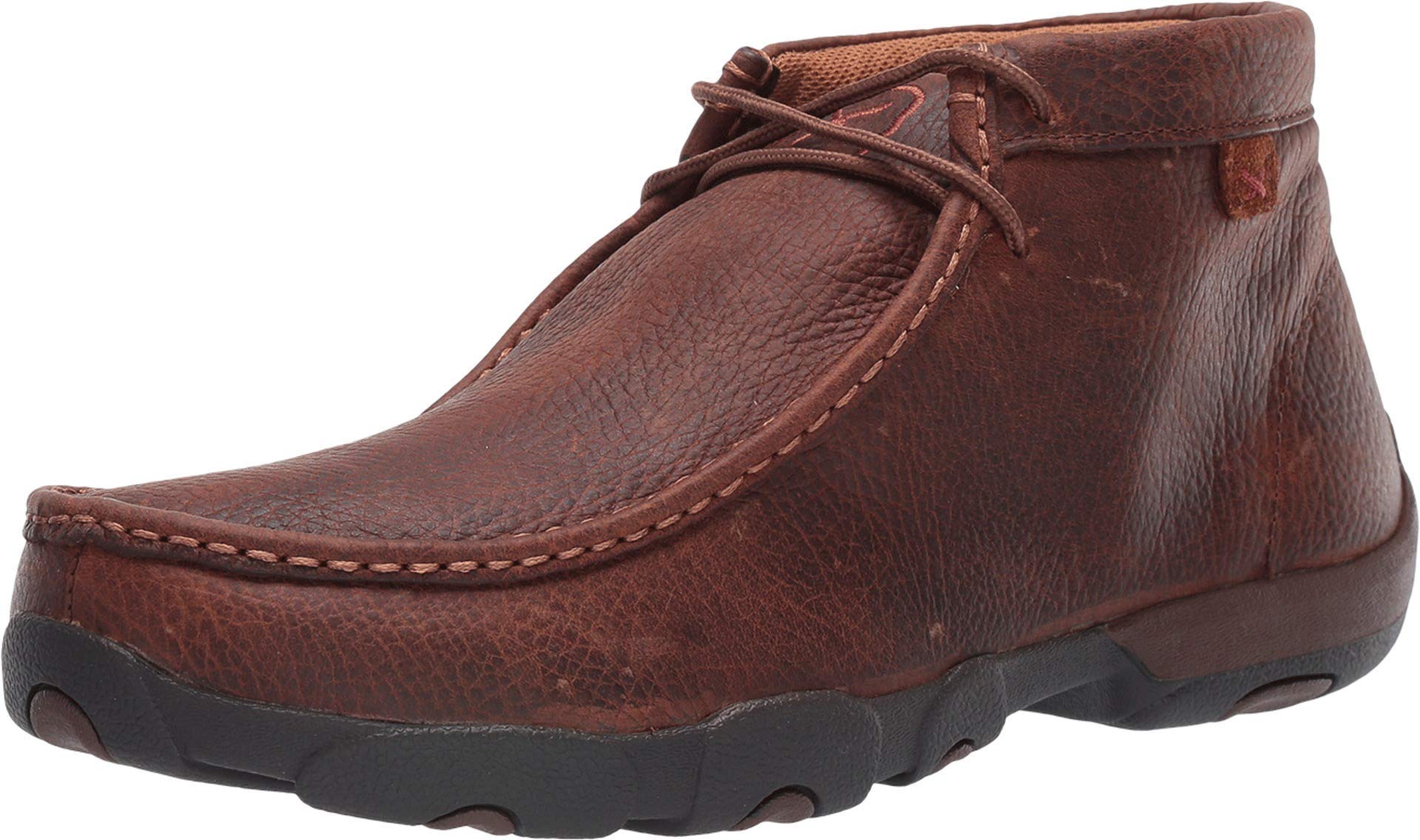 Twisted X Men’s Chukka Driving Moc, Moc Toe, Copper, 7.5 M