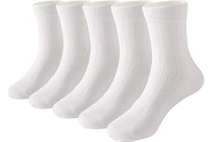 SUNBVE Kids Boys Girls Breathable Soft Cotton Socks