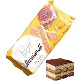 Lago's-Savoiardi Lady Fingers Biscuits, No Preservatives, Italian Recipe, for Tiramisu, 7.05 oz. (200g)