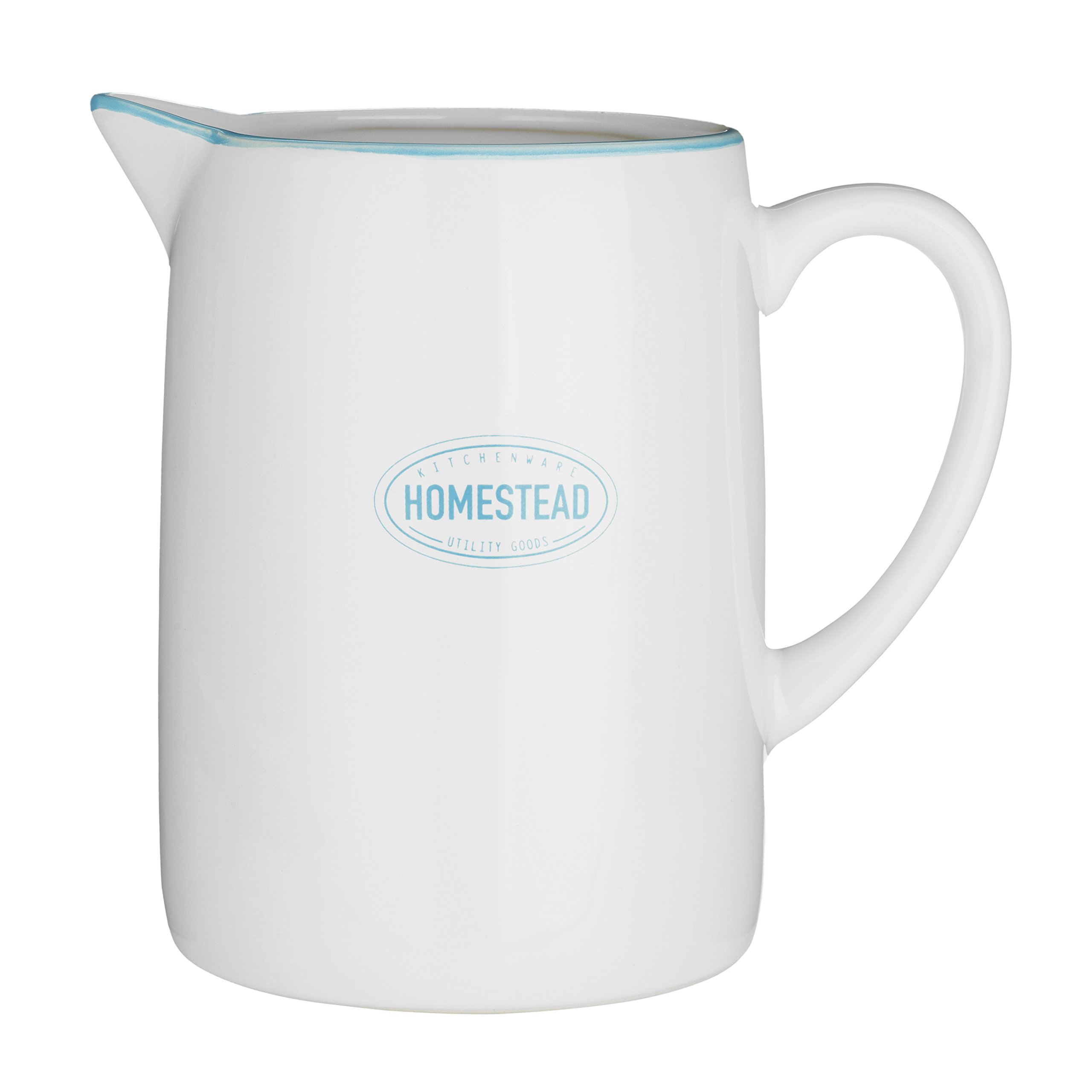 Premier Housewares Homestead Pitcher, White, 1560 ml