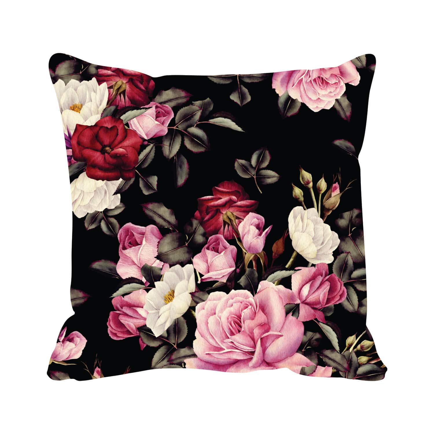 Buy Theyayacafe 12x12 Inches Cushion Cover Gorgeous Floral