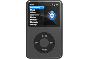 Innioasis Y1 Mp3 Player with Bluetooth HiFi Mini Portable Music Digital Player with Audiobook 2026 Nice Gift Upgrade Black
