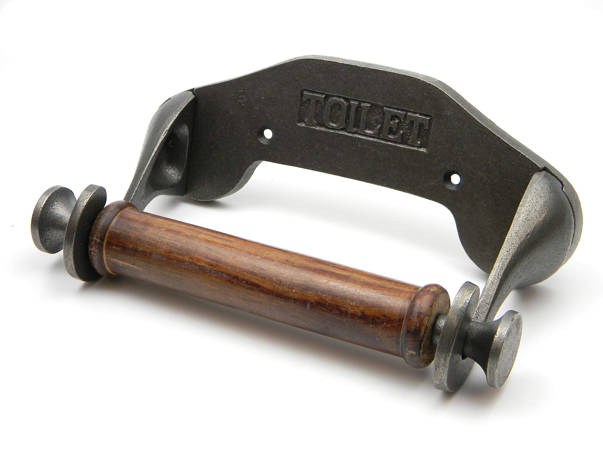 Oakcrafts - Victorian Style Toilet Roll Holder Antique Cast Iron (Cast Iron Toilet)