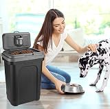 Elito Home & Garden Dry Pet Food Storage Container 30L Grey with Scoop view 3