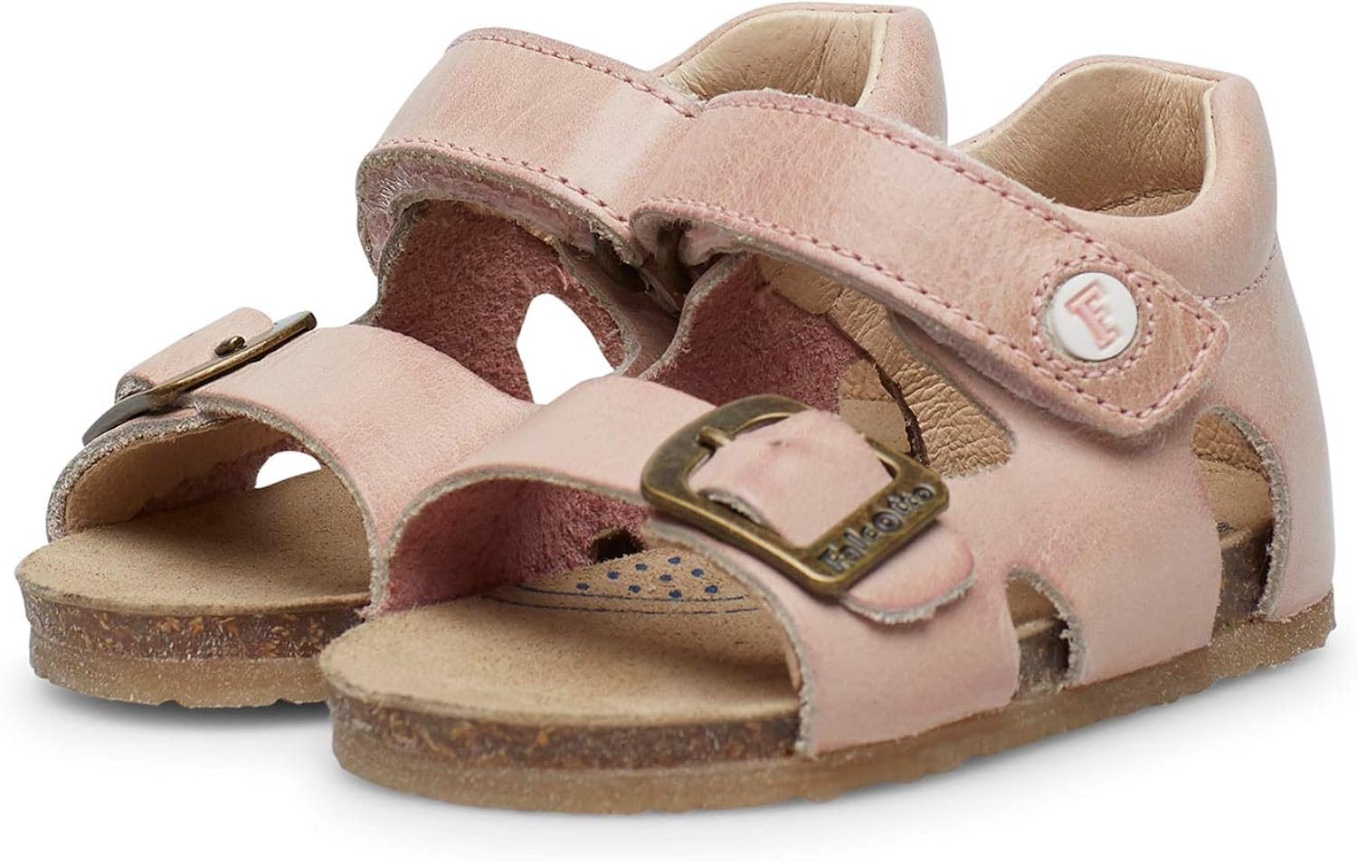 Falcotto BEA-Leather Sandals Pink 20, 4 UK Child - Image 4