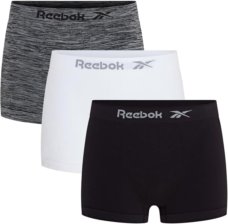 Calzoncillos sin Costuras Hombre en Negro/Blanco/Gris, Tela elástica y cómoda Hacer Ejercicio con tecnología Que Absorbe la Humedad - Paquete múltiple de 4