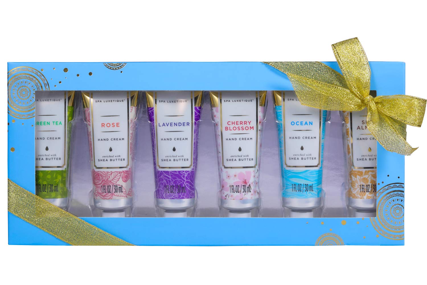 Hand Cream Gift Set - Spa Luxetique Hand Lotion Set Gifts for Women Hand Care Gift for Her Moisturiser Hand Cream for Dry Hands with Vitamin E | 6 x 30ml Set,Christmas Valentine's Mothers Day Gifts