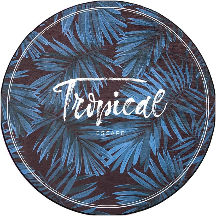 KIMSAI Multiuso Redondo Sala de Estar moqueta Antideslizante Mesa de