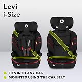 Lionelo Levi Car Seat 9-36 kg I-Size Memory Foam Headrest LED Lights view 3