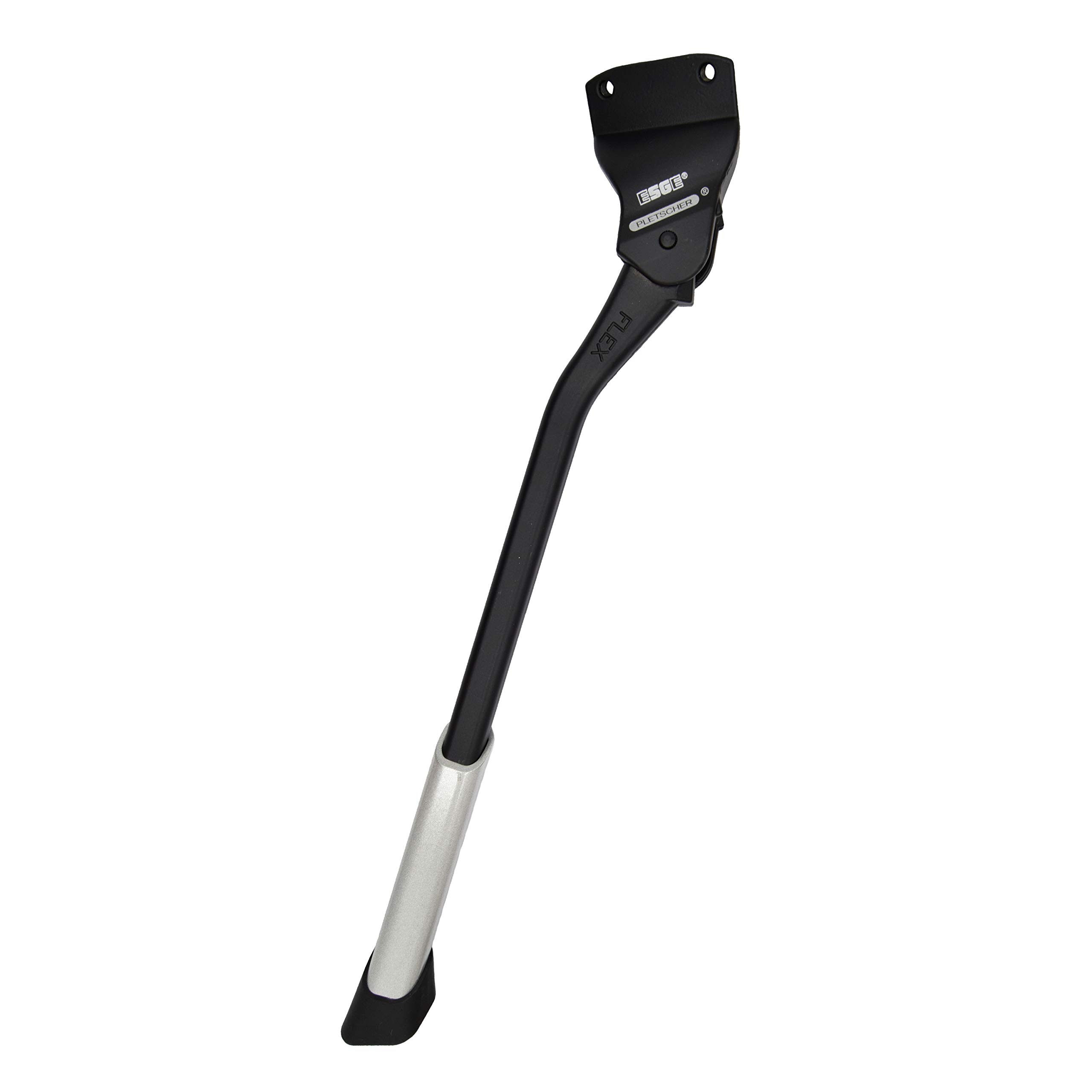 Pletscher Comp 40 Flex Kickstand, Black/Silver, 20" to 29"