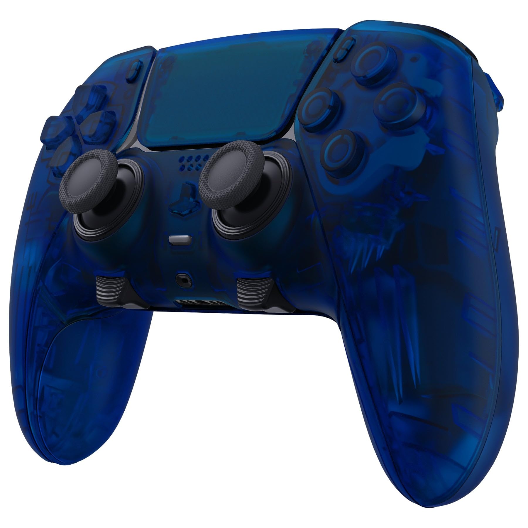 MODDEDZONE EDGE Controller for PS5 with Exclusive and Unique Designs Compatible with PlayStation 5 - The Ideal Christmas Gift for Gaming Enthusiasts. Dive into the World of Gaming with Style Clear blue