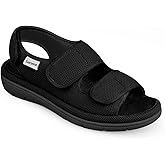 Garonne Women's Adjustable Open-toe Slippers with Ankle & Instep Straps and Arch Support, Summer House Shoes for Women Indoor/Outdoor