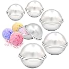 Bath Bomb Molds 3 Sizes 6 Sets, Satkago DIY Bath Bomb Kit for Bath Bomb Supplies Making, Handmade Soaps Craft