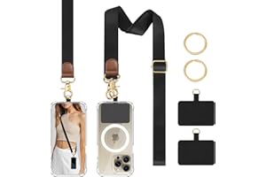TiMOVO Phone Lanyard Crossbody Wrist Strap, Adjustable Anti-Theft Phone Strap for All Phone Case, lanyard for Women and Men