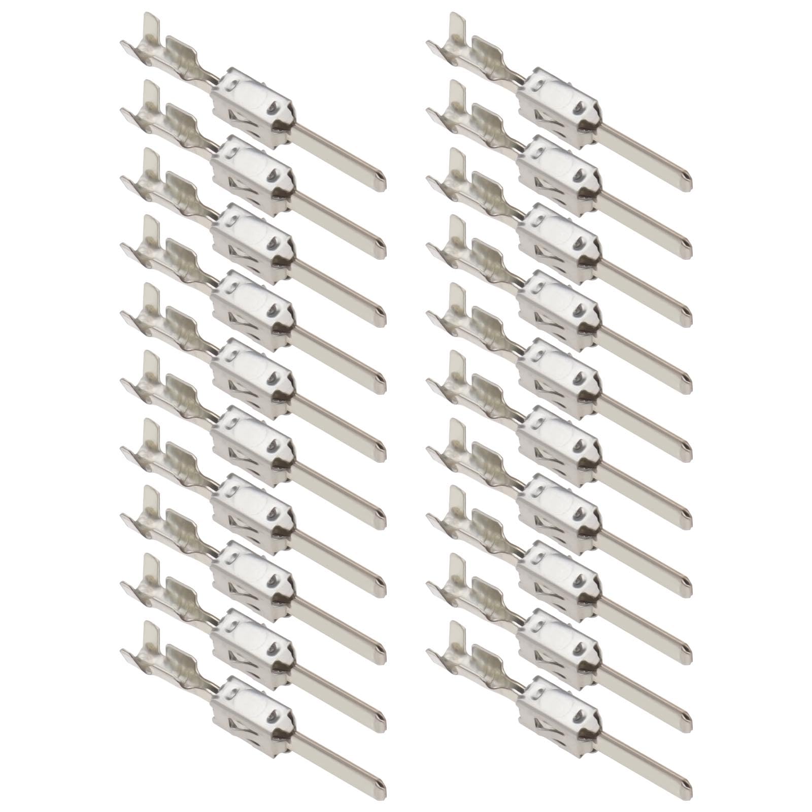 OTOTEC 20PCS Car JST Socket Contacts Micro Timer Crimps Wiring Crimp Repair Terminals Pins Connector 103190.02 for 1.00mm² -2.50mm² Cable Cross-Section Model 33-1596